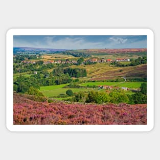 North York Moors National Park Landscape Sticker